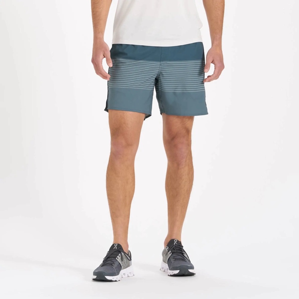 NWT 💥 LAST ONE - S | Vuori / Trail Short - Beryl Stripe - Picture 3 of 14